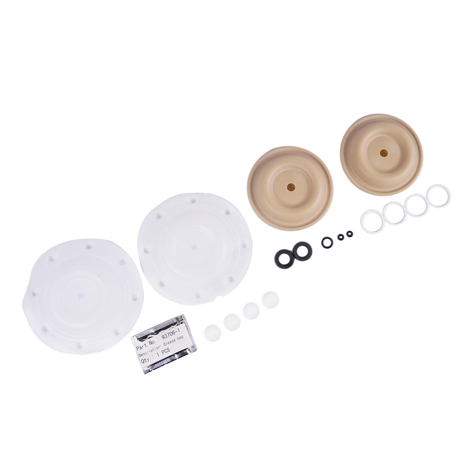 Diaphragm Pump Repair Kit Fluid For Ingersoll Rand ARO Diaphragm Pump 637427TT