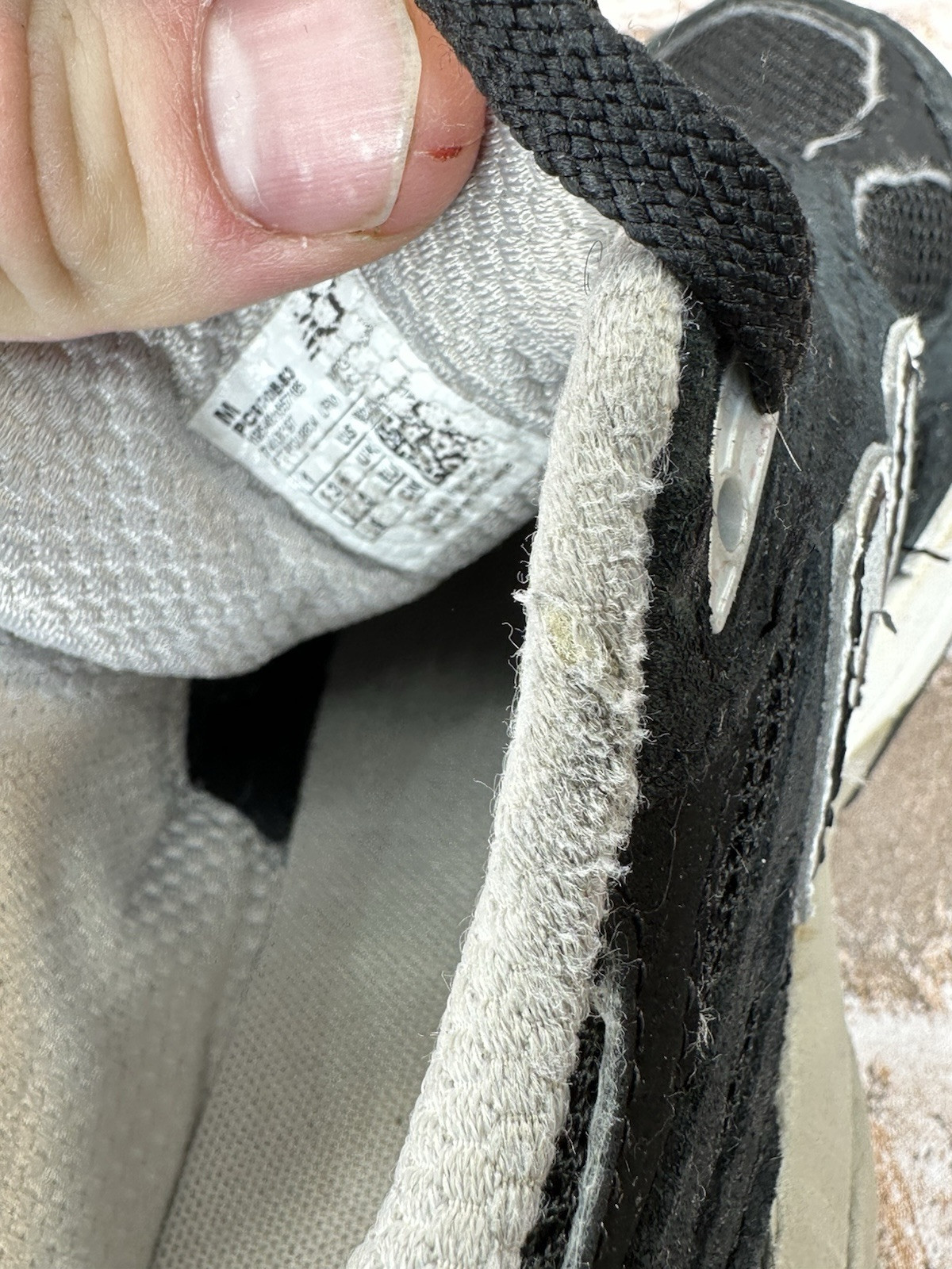 New Balance 990v3 Black Silver Running Shoes Sneakers PC990BS3 Boys Youth Size 1