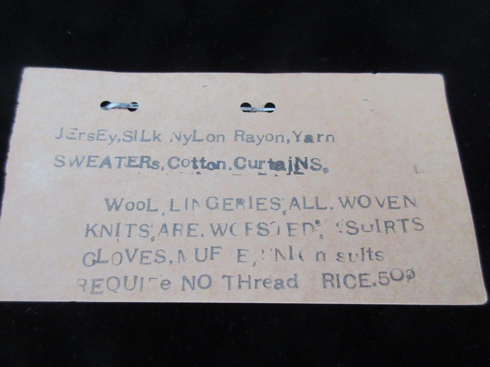 Vintage Stocking Run Mender for Nylon Stockings Tiny Latch Hook w/ Instructions