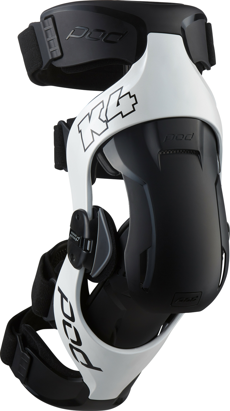 POD K4 V2.0 Knee Brace White/Black Left or Right Choose Size