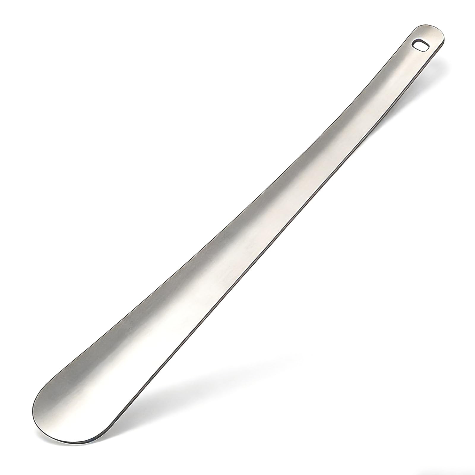 YIZIYAOH 11.8 inch Stainless Steel Shoe Horn, 2mm Thick, inch, Silver