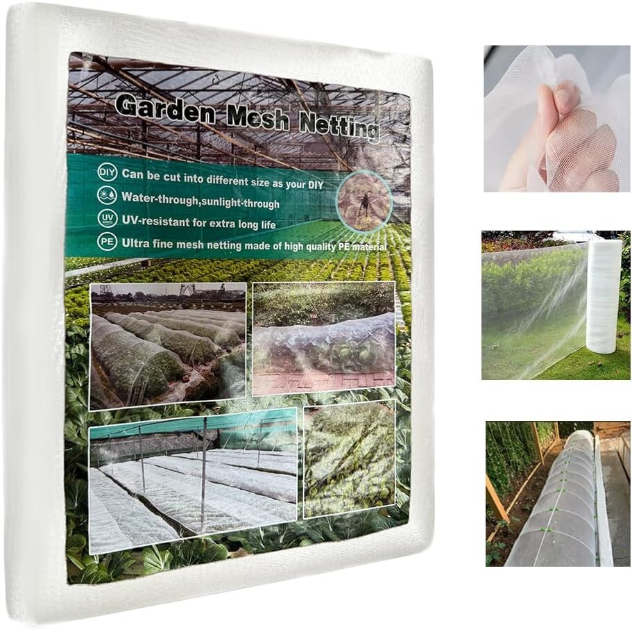 20~50ft Mosquito Garden Bug Insect Netting Barrier Bird Net Plant Protect Mesh