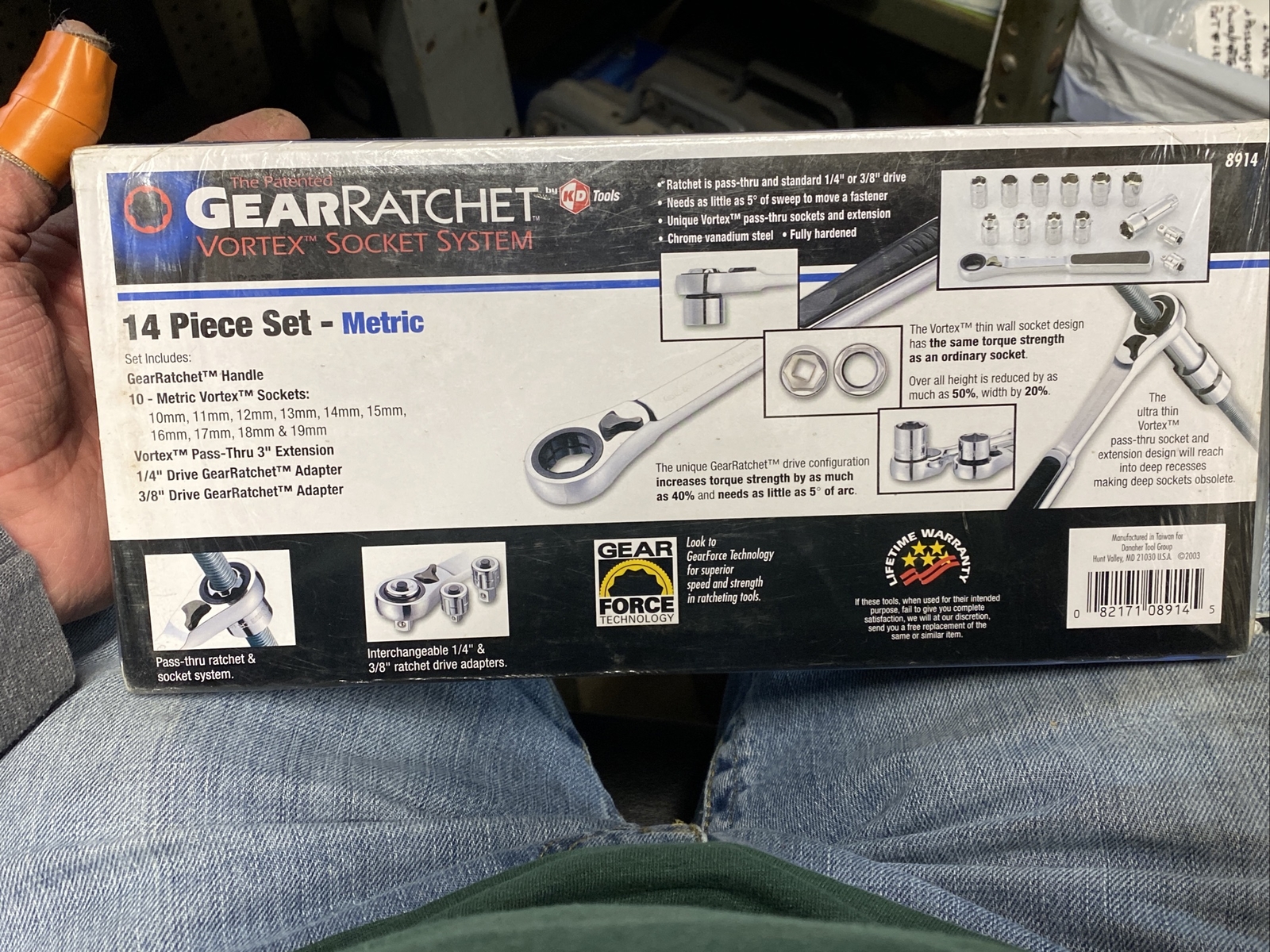 GearRatchet, 14pc. Met Vortex Socket Set, Part #8914