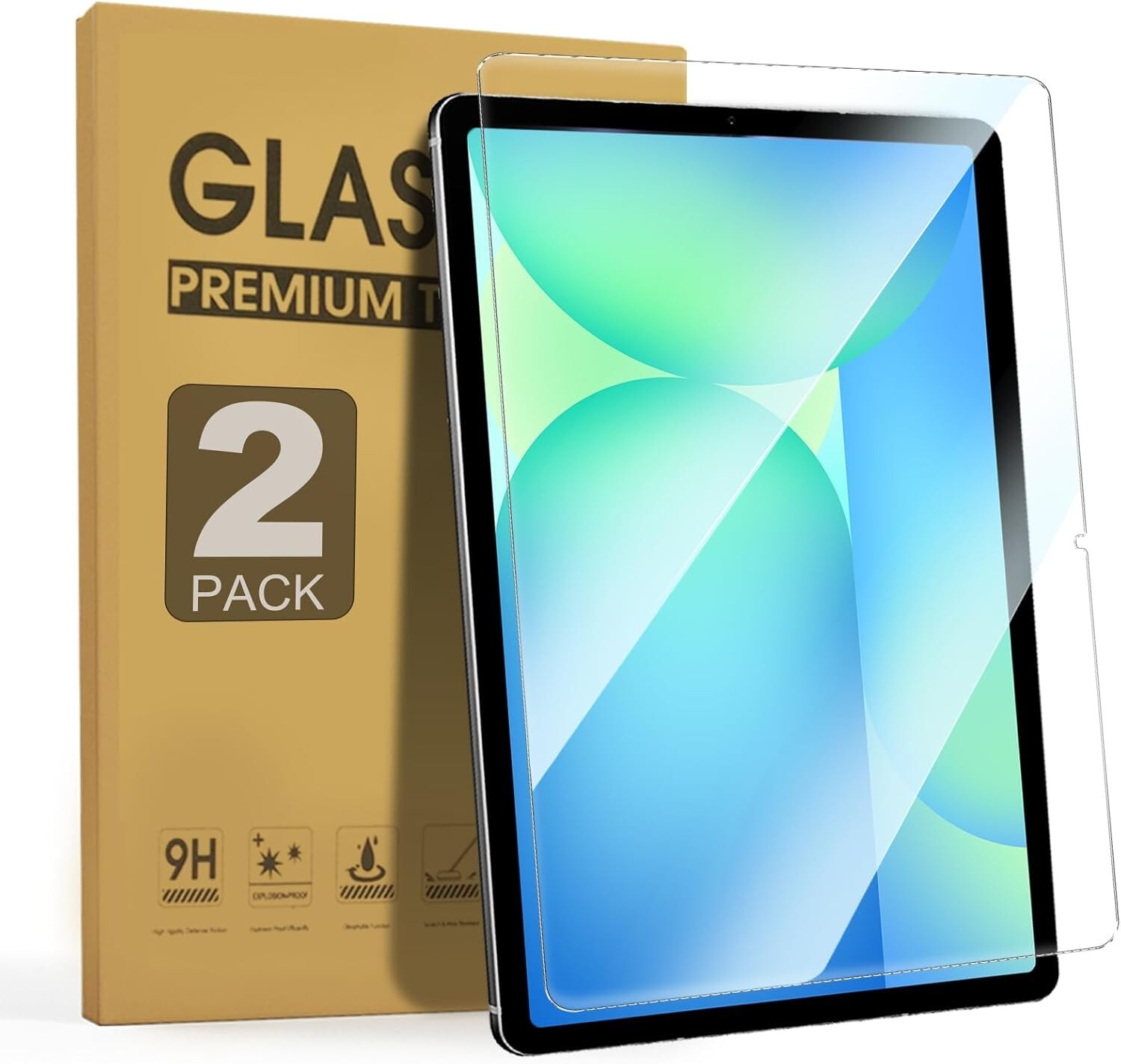 (2 PCS) Samsung Galaxy Tab S10 FE 5G 10.9'' inch Screen Protector Tempered Glass