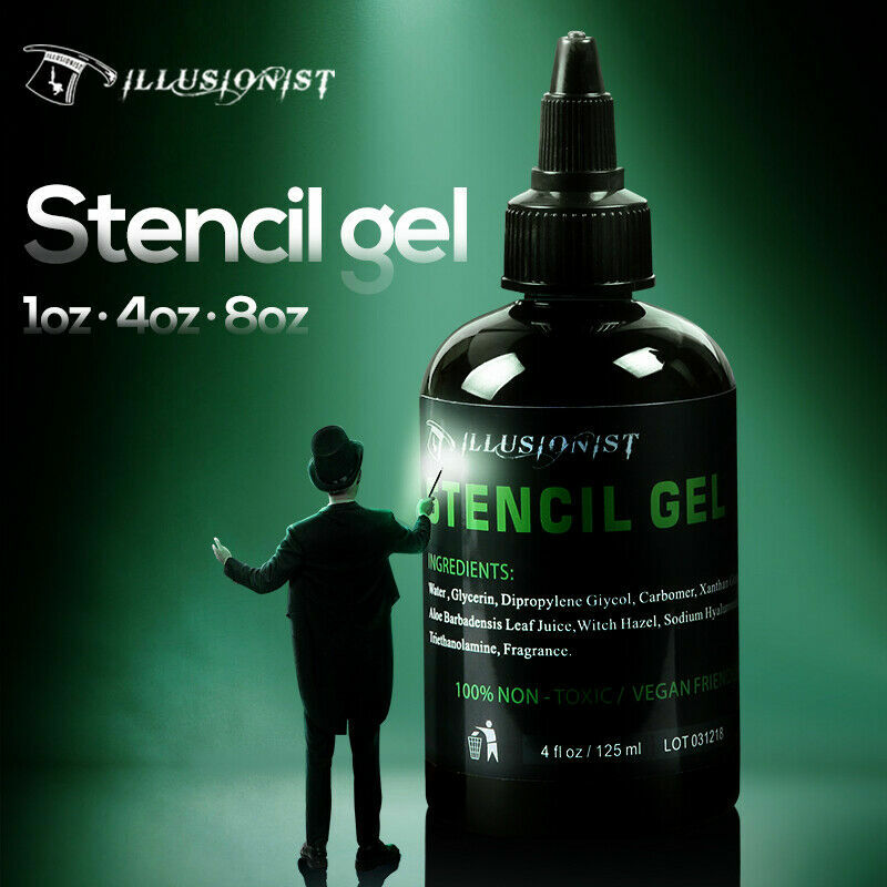 Tattoo Transfer Stuff Illusionist Stencil Gel Safe Tattoo Stencil Cream 1/4/8oz