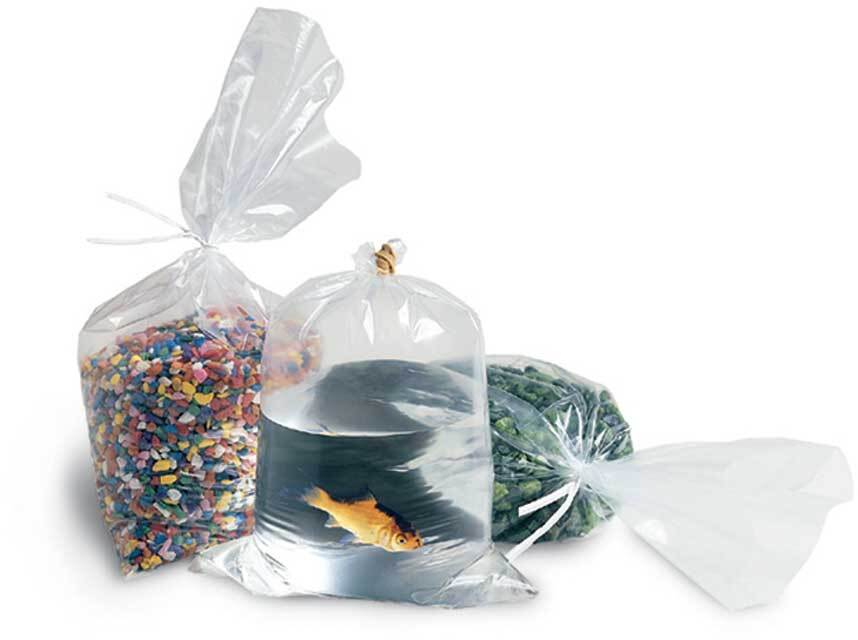 Clear Poly Bags 2-Mil Flat Open Top Plastic Packaging Packing Multiple Sizes