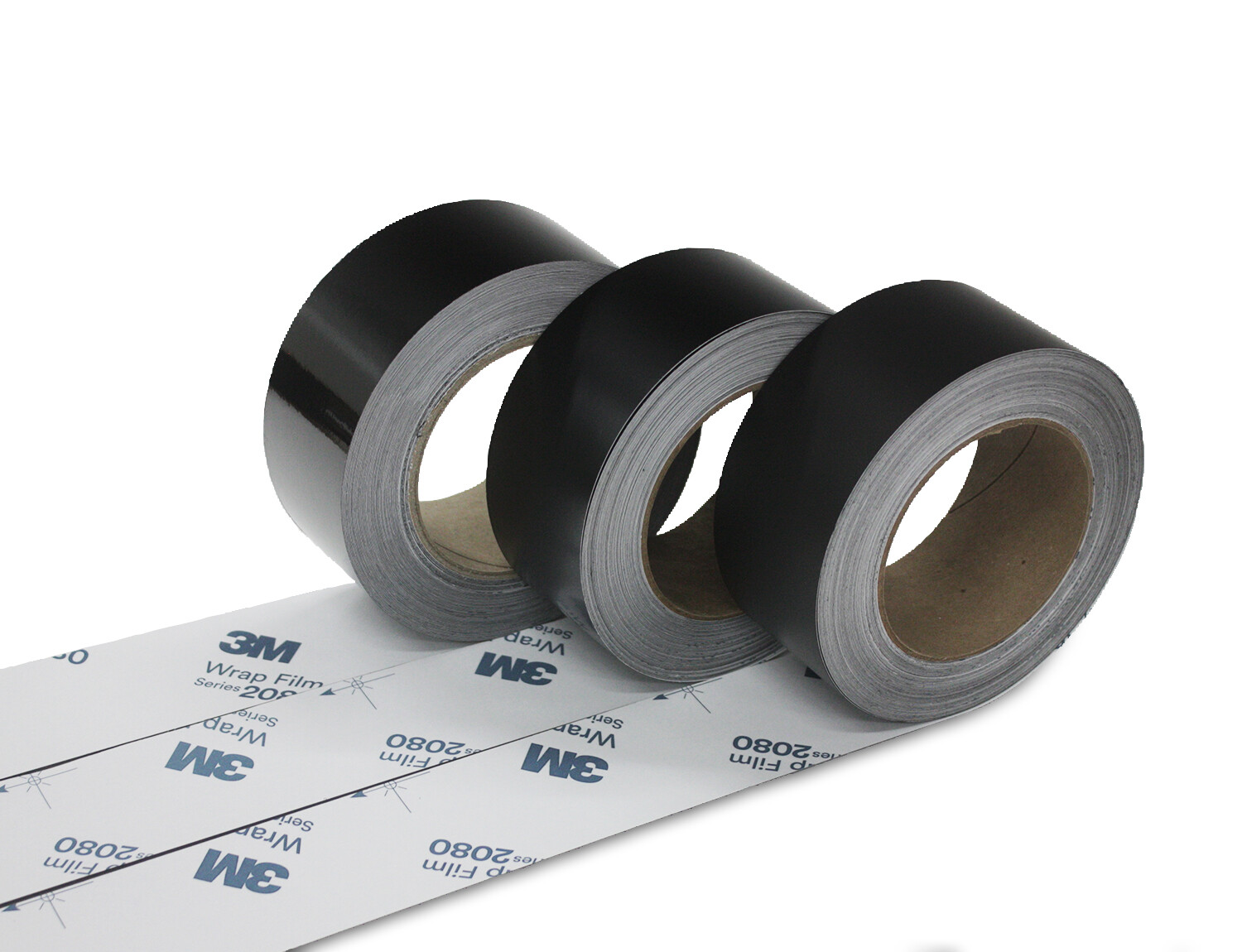 3M 2080 Gloss Matte Black 2" 4" 6" Vinyl Wrap Chrome Delete Window Door Trim