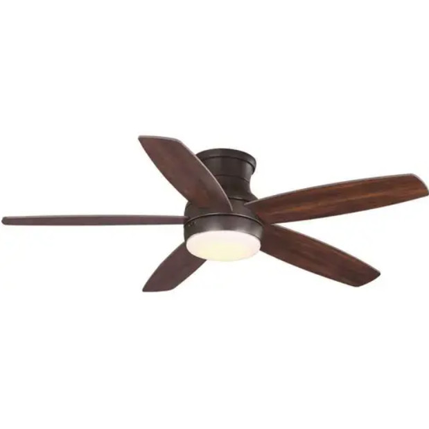Home Decorators Ashby Park 52" Bronze Color-Changing LED Ceiling Fan