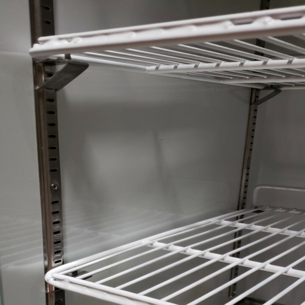 PEAKCOLD Single Glass Door Retail Display Freezer Merchandiser - 13 Cu. Ft