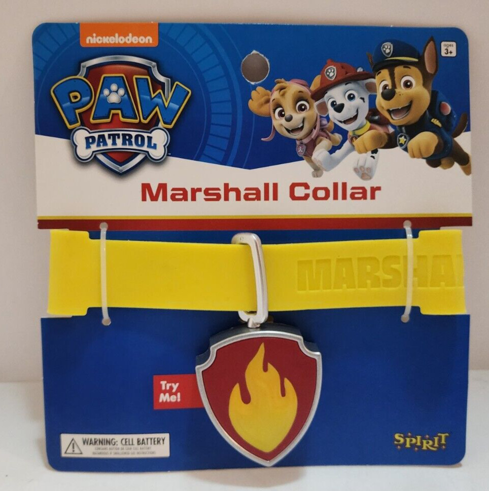 Paw Patrol Marshall Collar Light Up Spirit Halloween Costume Cosplay Brand New