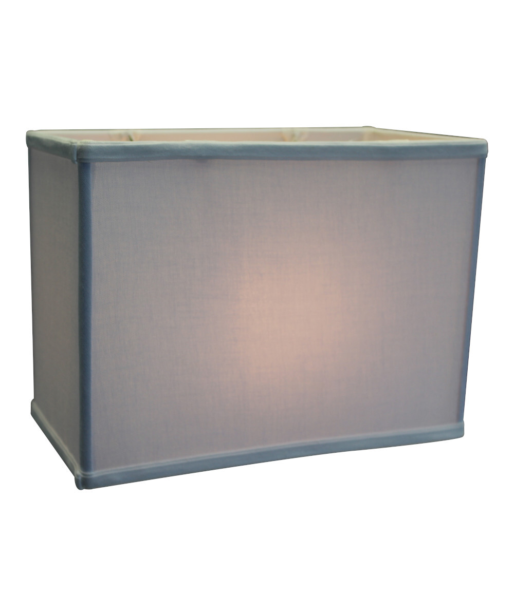 Rectangular Drum Lampshade (6.5x12) (6.5x12) x 9 Softback White Linen