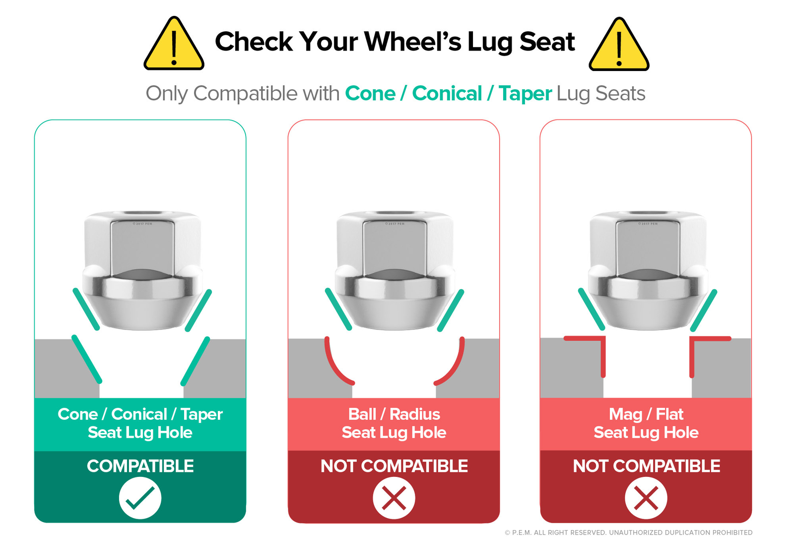​(20) Open 14x1.5 Lug Nuts - Acorn Bulge Conical Seat, 19mm or 3/4" Hex, Silver