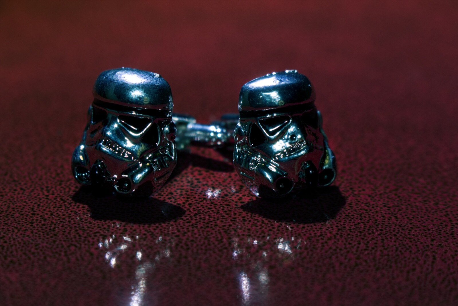 Star Wars Storm Trooper Cuff Links For Men Pair Zinc Alloy Chrome Color