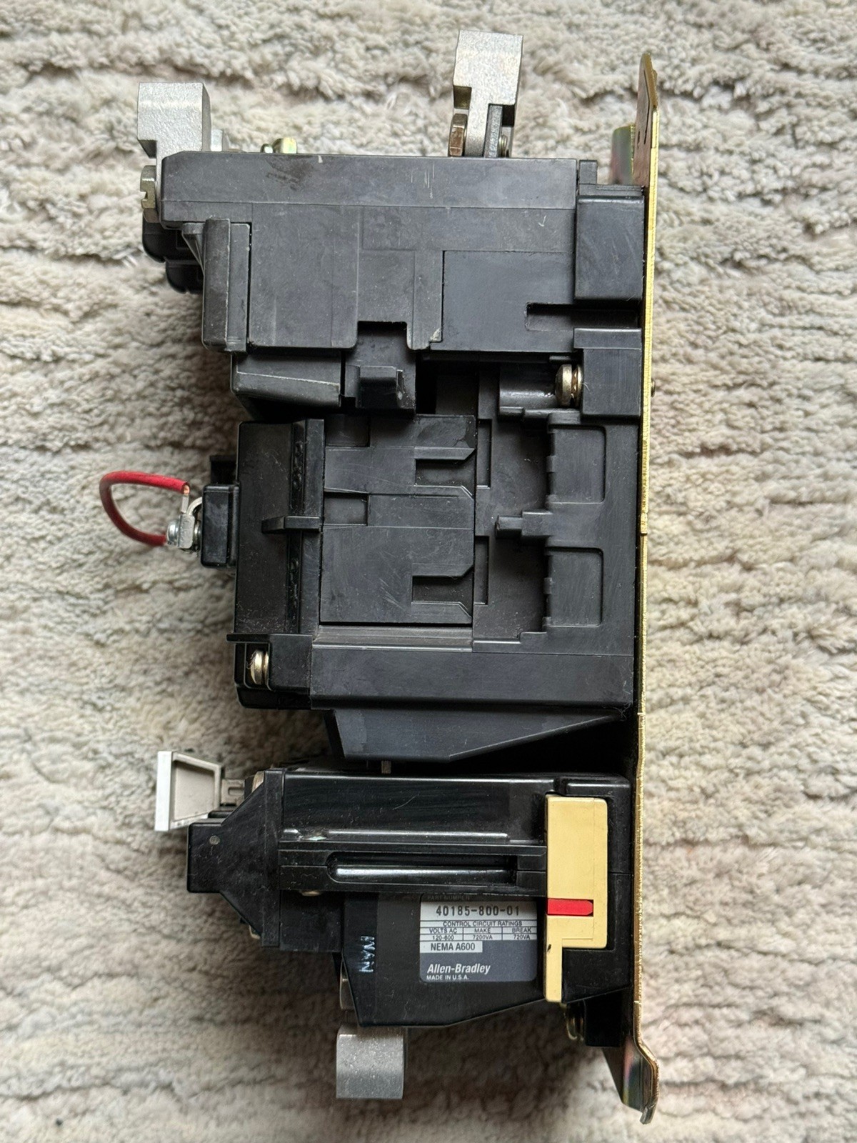Allen Bradley AB 509-COD Size 2 Starter 120V Coil Series B Size 2 509-C0D
