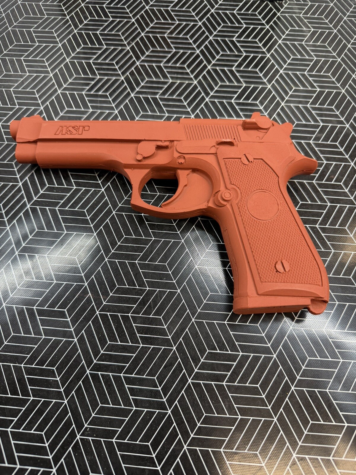 New From 1999! ASP 7301 Red Gun Practice Simulation Training Aid Beretta 9mm