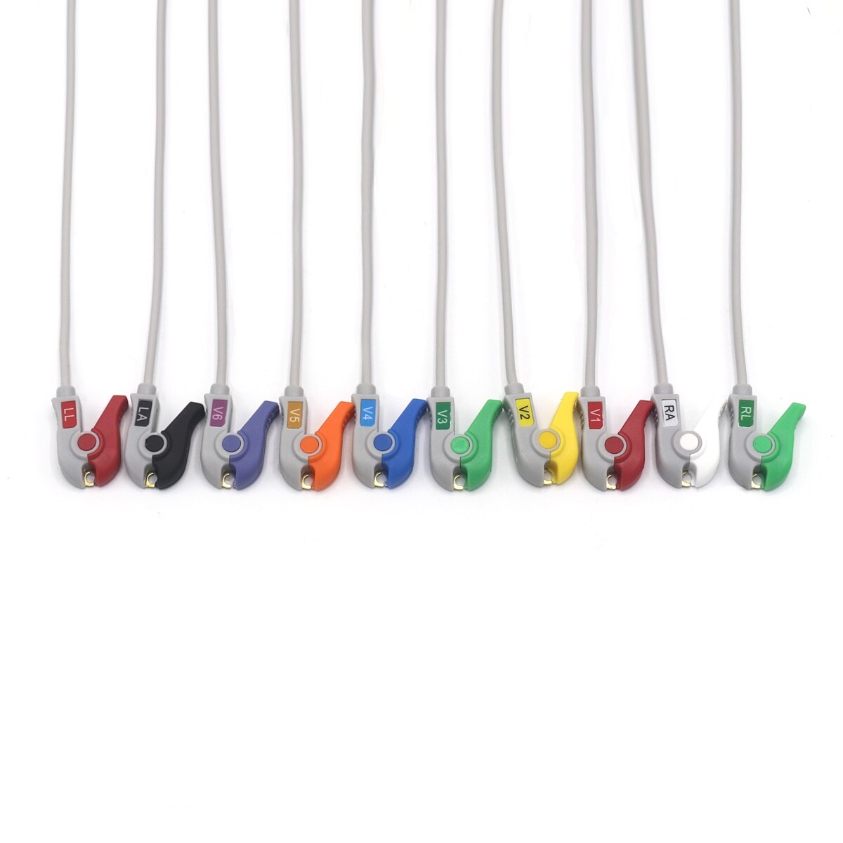 GE Marquette CAM 14 EKG 10 Leads Grabber Cable 2016032001- Same Day Shipping