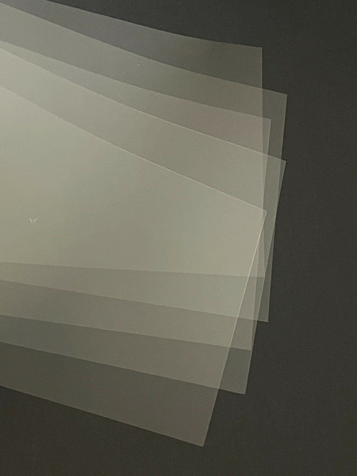 Realistic Windows Clear Window Film Glazing NO Curl for Scale Models 5 Sheets