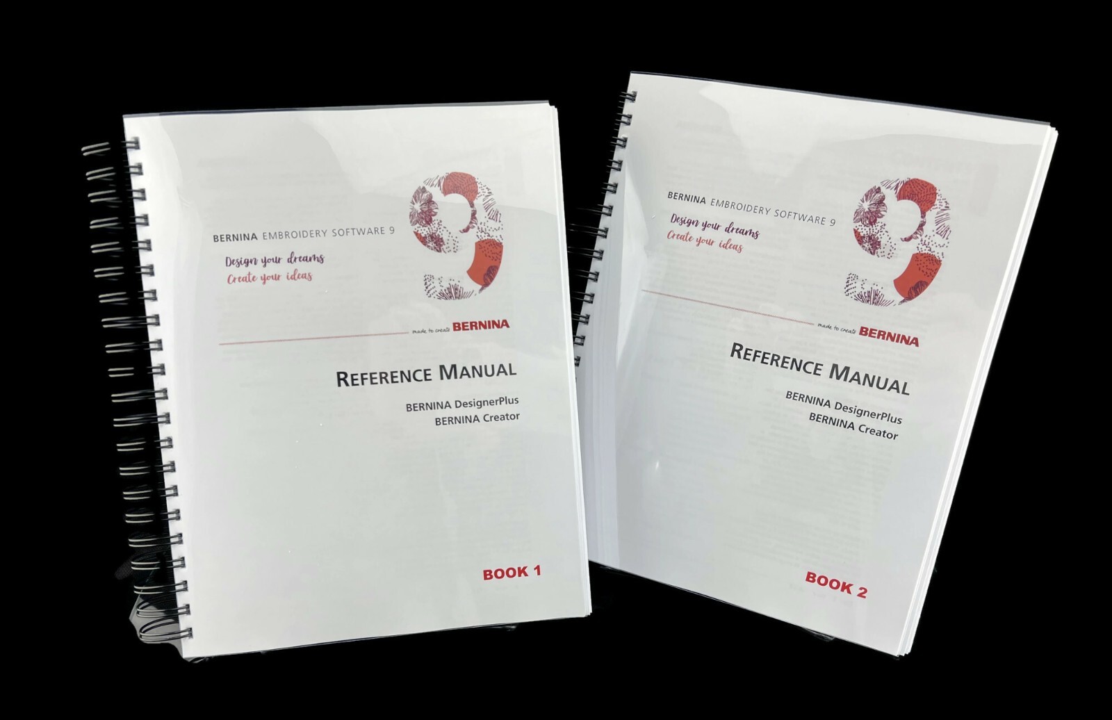 Bernina Embroidery Software 9 (2024 Edition) Manual 800 Pages Full Color 2 Books