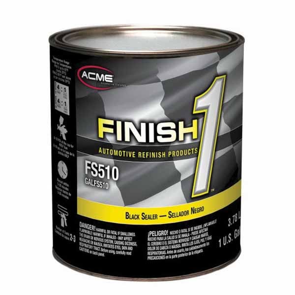 Acme Finish 1 FS510-4 4.1 VOC Black Enamel Sealer Undercoat (Quart)