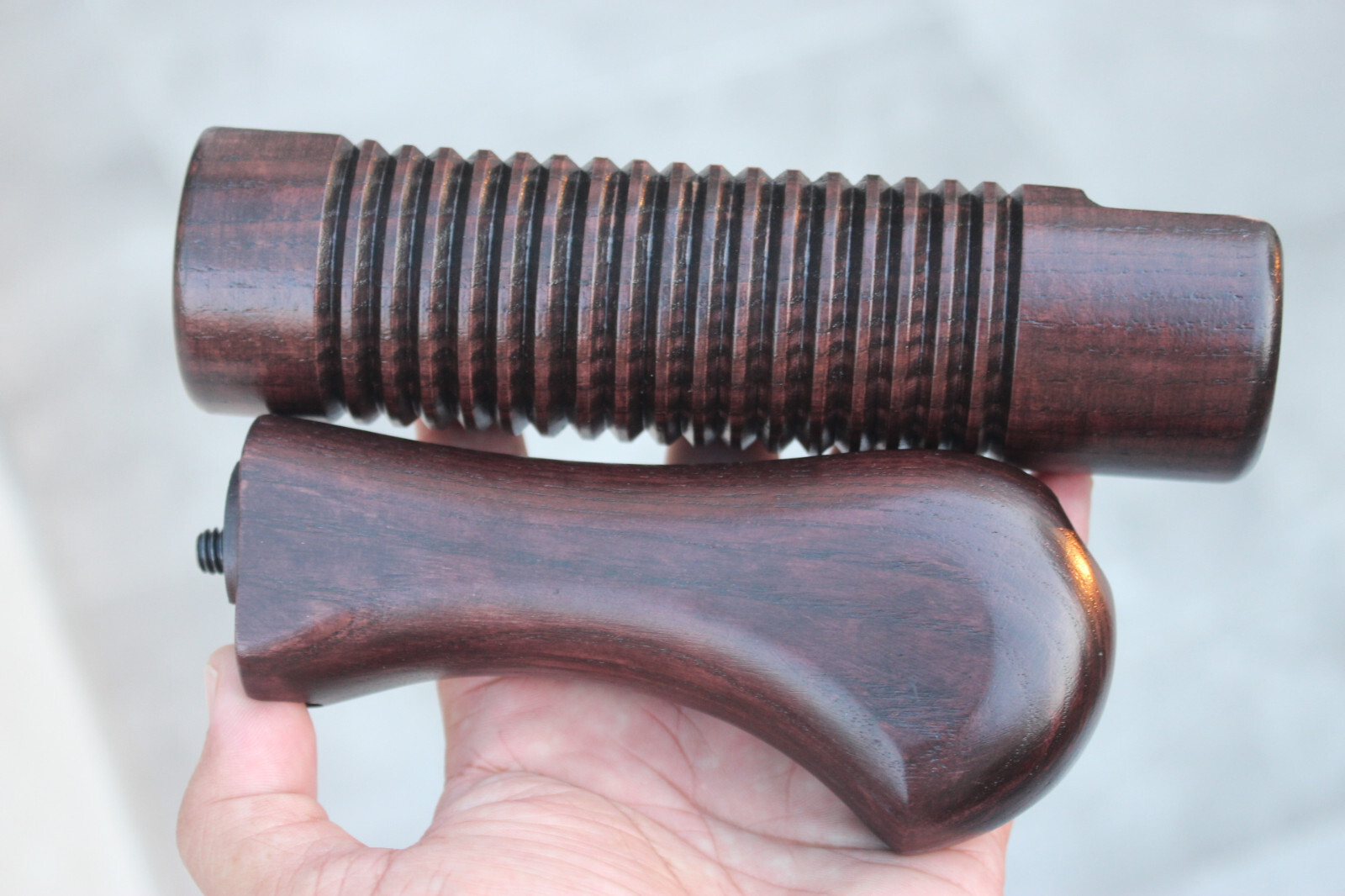 MOSSBERG SHOCKWAVE MODEL 590 12 GA FOREND & WOOD STOCK FURNITURE VTG NICE GIFT