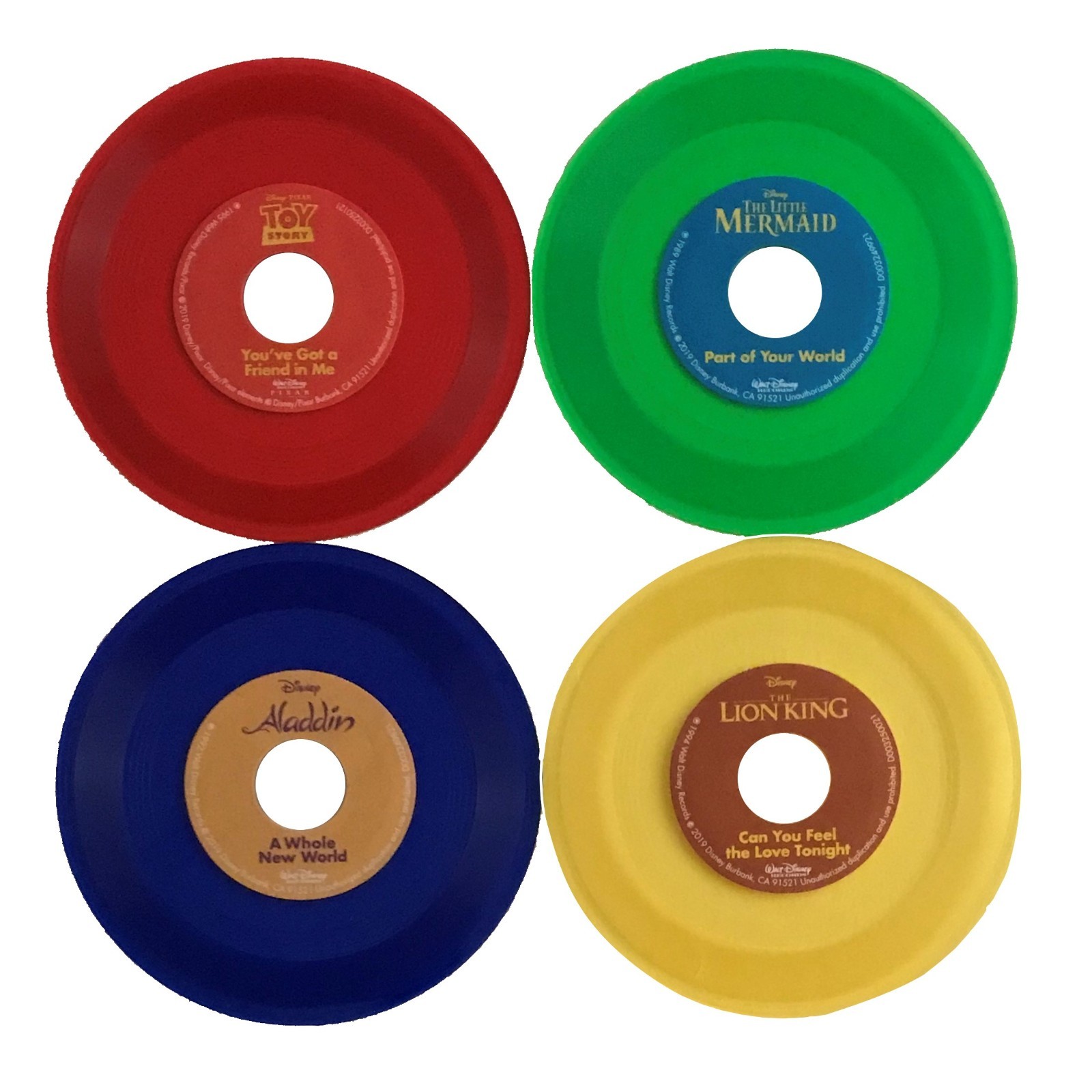 Crosley CR6037A-DS RSD3 Mini Turntable with Four Disney 3" Vinyl Records