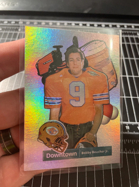 Bobby Boucher The Waterboy Trading Card Reprint Adam Sandler No. BBJ-DT