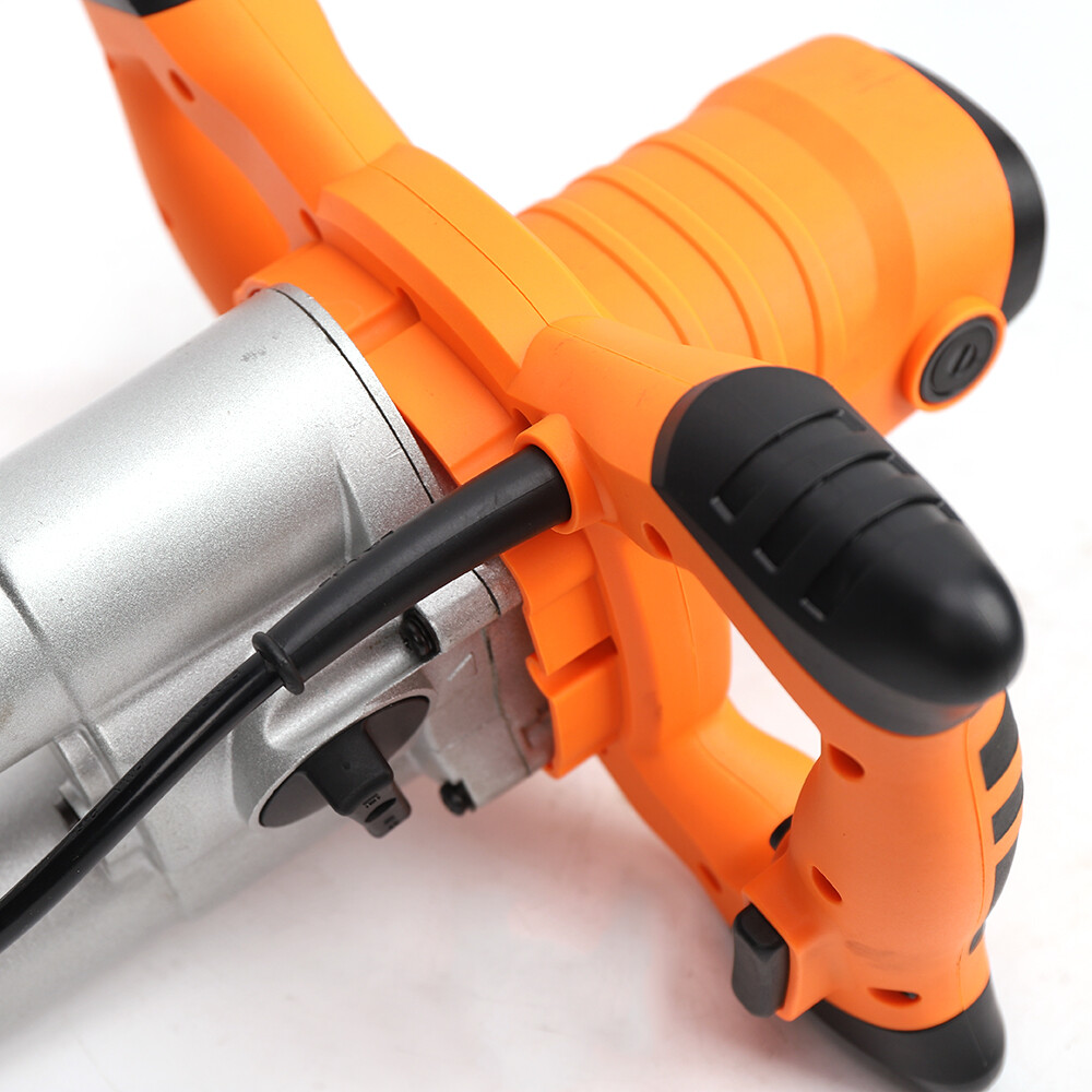 1800W Handheld Electric Concrete Cement Mixer with Two Rods Double Paddle