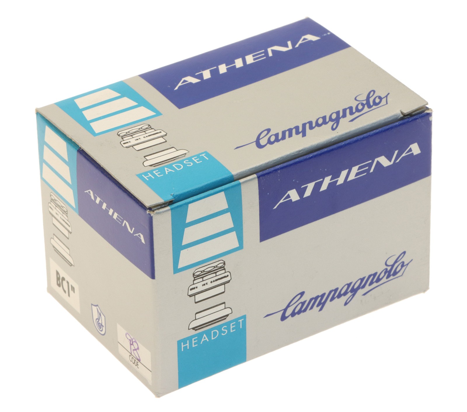 Campagnolo Athena Headset 1" Threaded Silver 1998 BSC NEW NOS