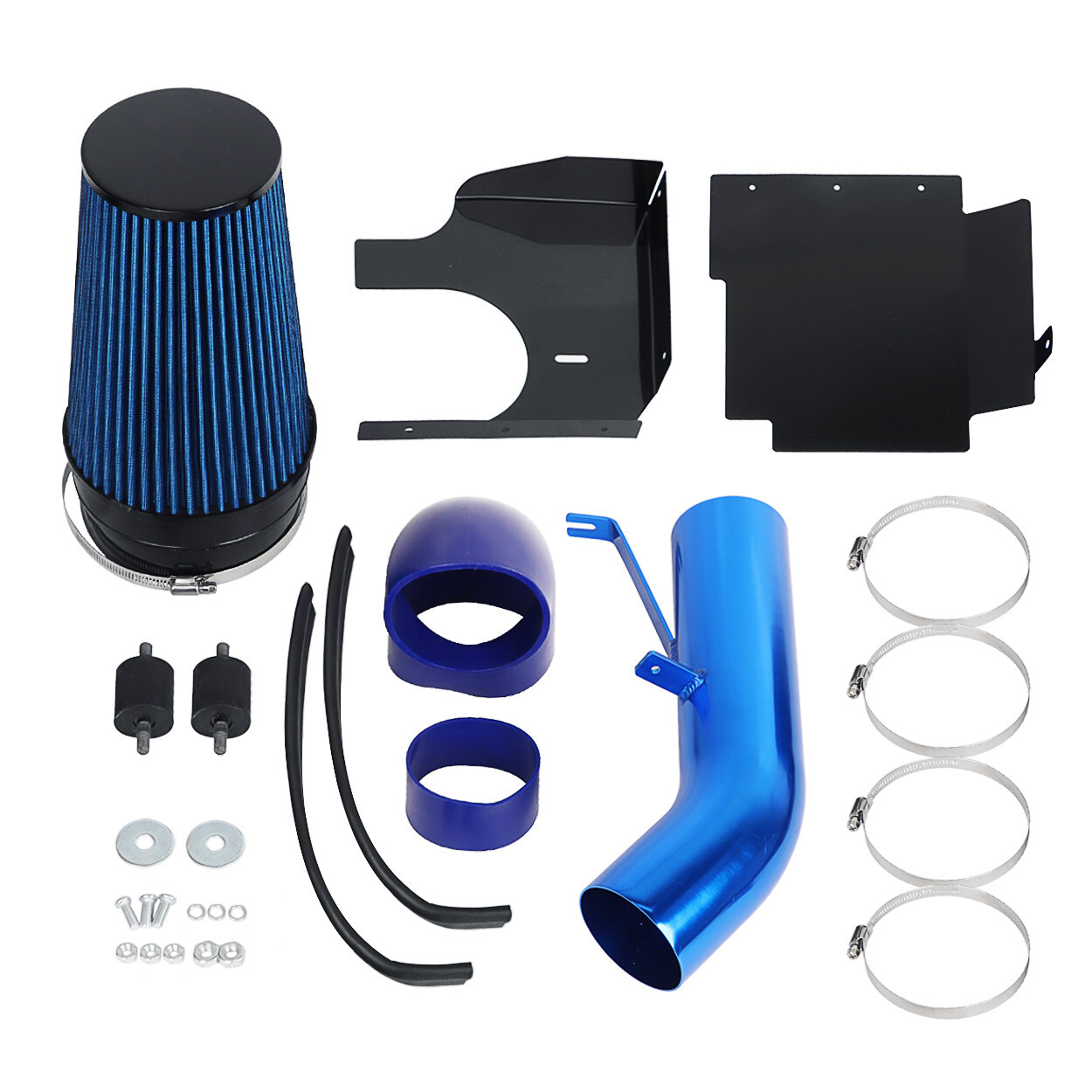 Cold Air Intake System Heat Shield Fit For 99-06 GMC/Chevy V8 4.8L/5.3L Blue