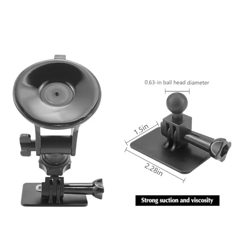 Car Rear Camera Holder, Vehicle Dash Cam Rear Windshield Window Mount, Auto