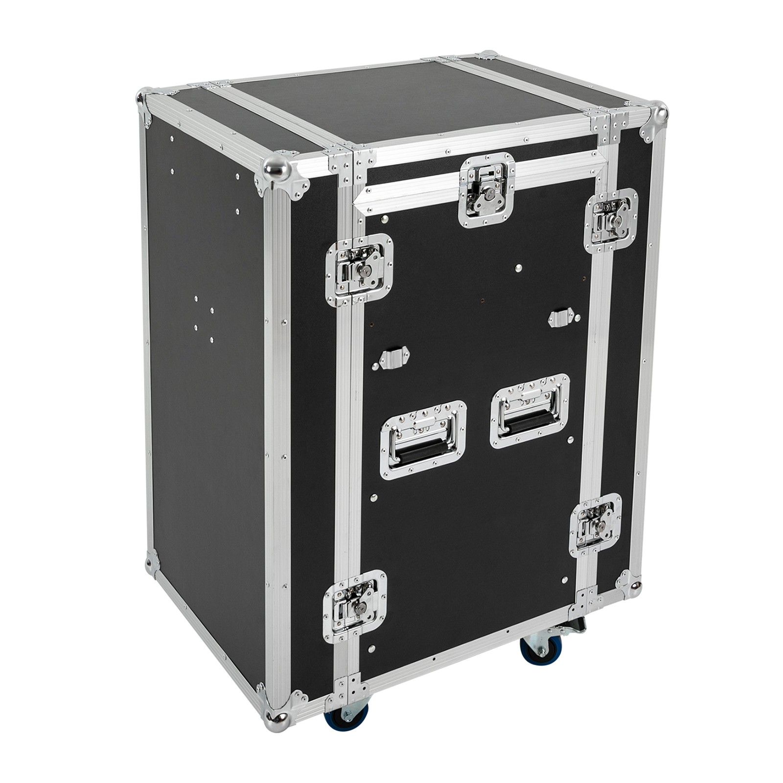 14U PA DJ Rack / Road Case Slant Mixer Top Rack with 2* DJ Table Tops 661.39lbs