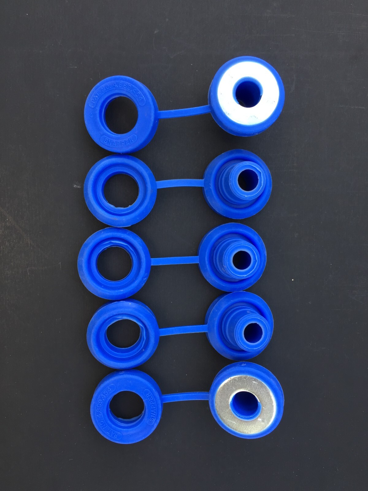 5x Hi Temp Blue Anti Vibration Exhaust Hanger Rubber Snapper Grommet