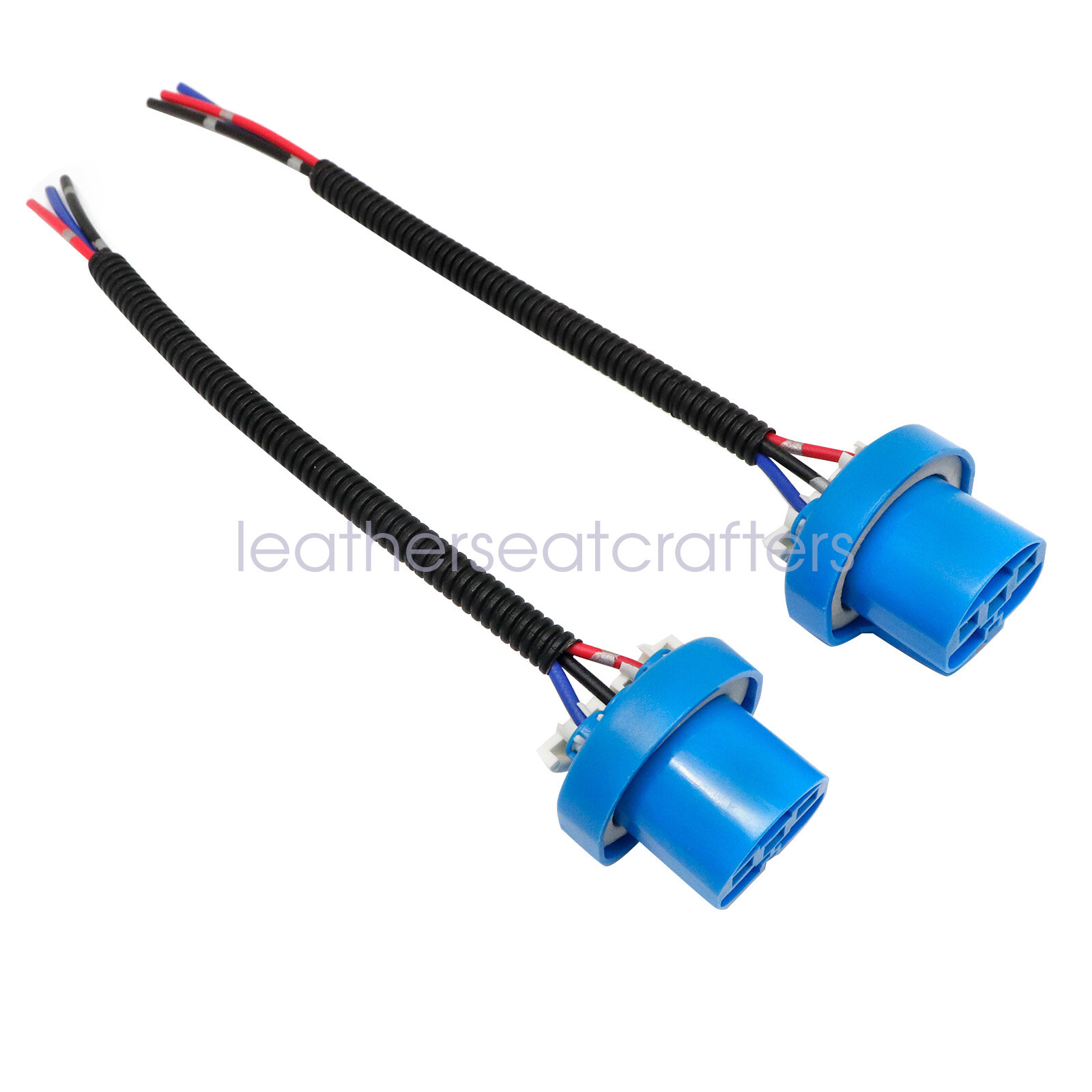 2PCS Wire Pigtail Female P 9007 HB5 Head Light Connector Adapter Harness Socket