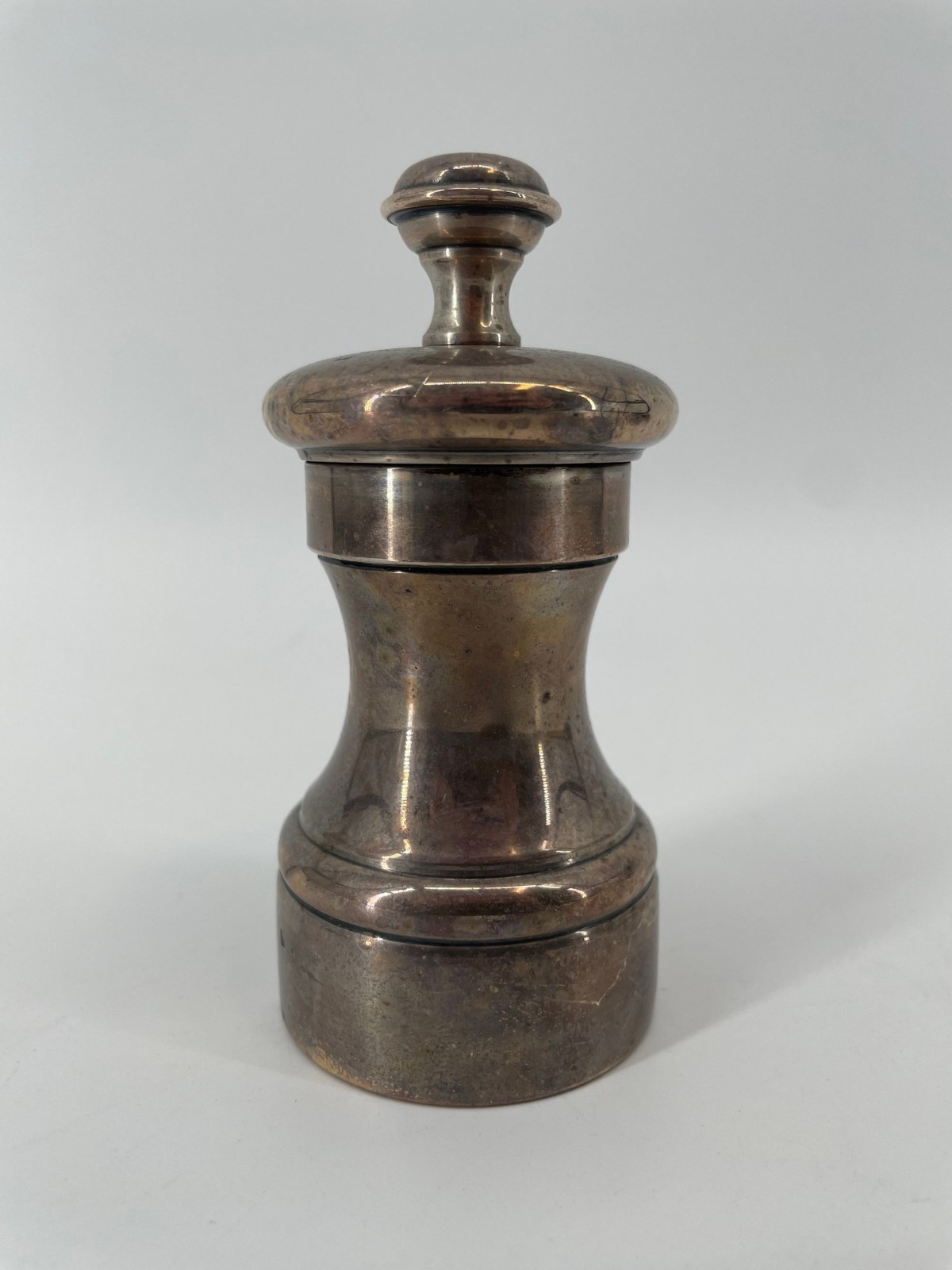 Sterling Silver Pepper Grinder Pair- One GMT Exemplar & One With Shield Hallmark