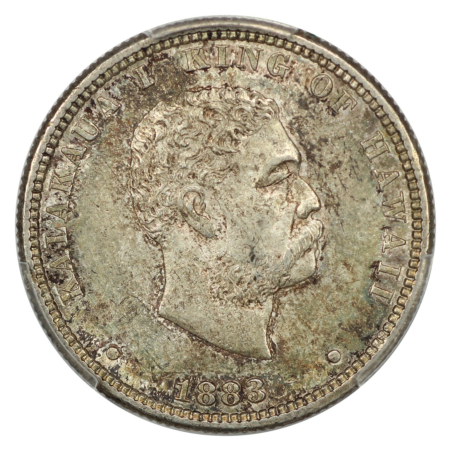 1883 25C Hawaii PCGS MS63 - Hawaii - Popular Hawaiian Quarter
