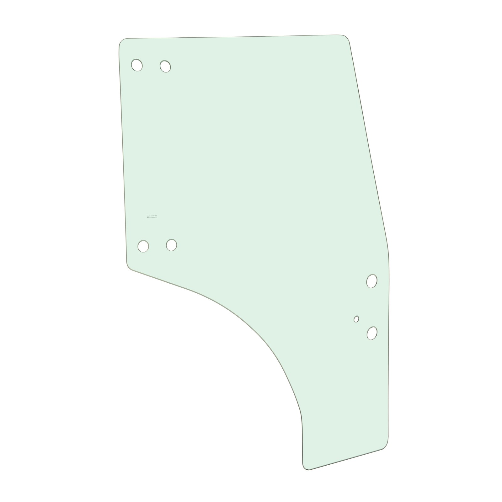 RH Right Side Door Glass For Kubota M5-091 M5140 M6060 M7040 M8560 M9960 M9540