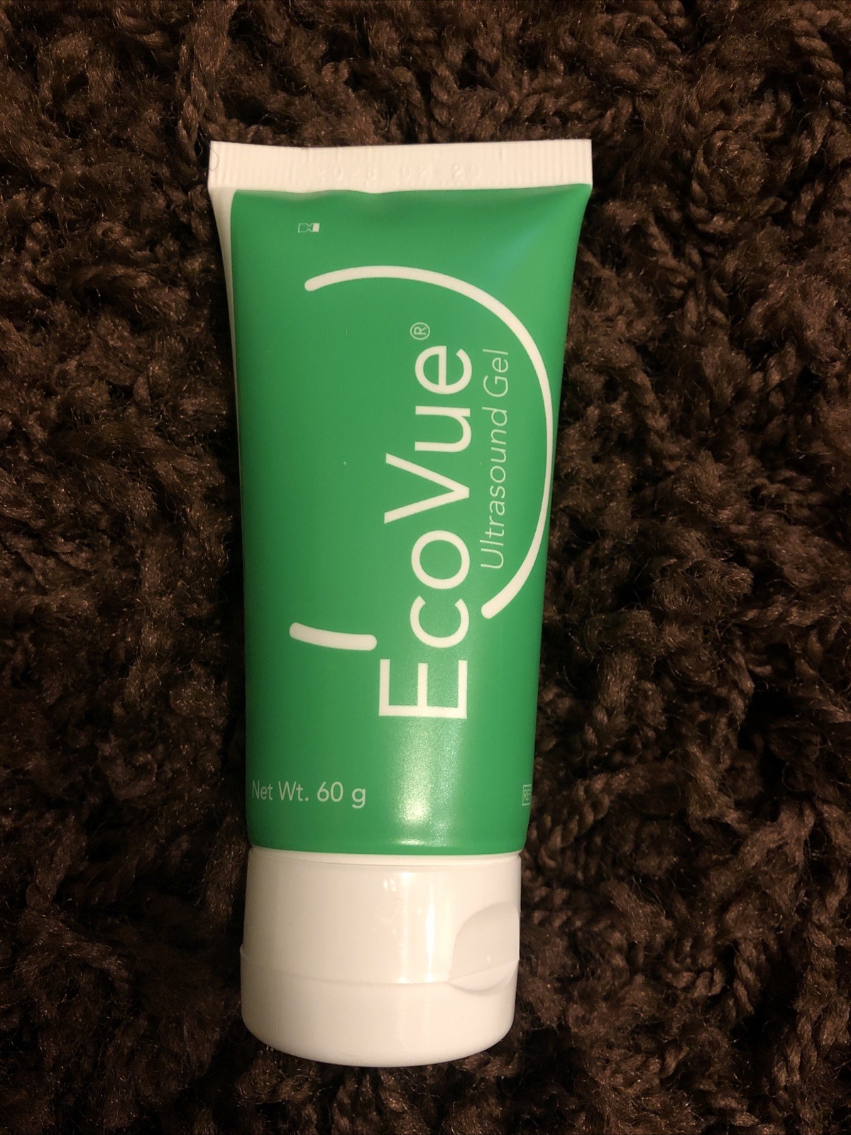 New - EcoVue Ultrasound Gel, 2 oz / 60 gm tube - 12 count - Exp Date: 2028/02/29