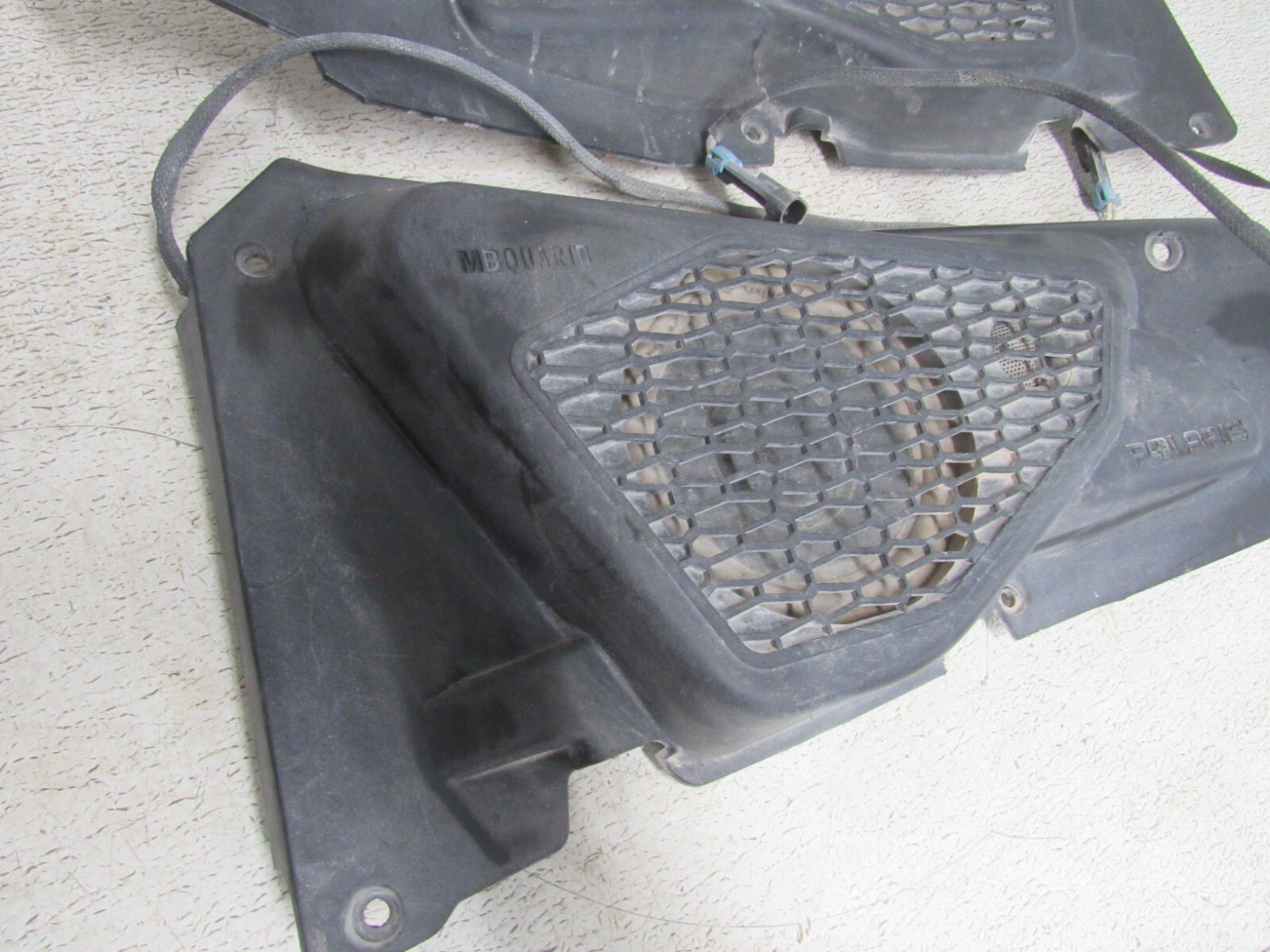 17 POLARIS RZR XP 1000 DOOR SPEAKERS RIGHT LEFT MB QUART INNER STOCK OEM #0739