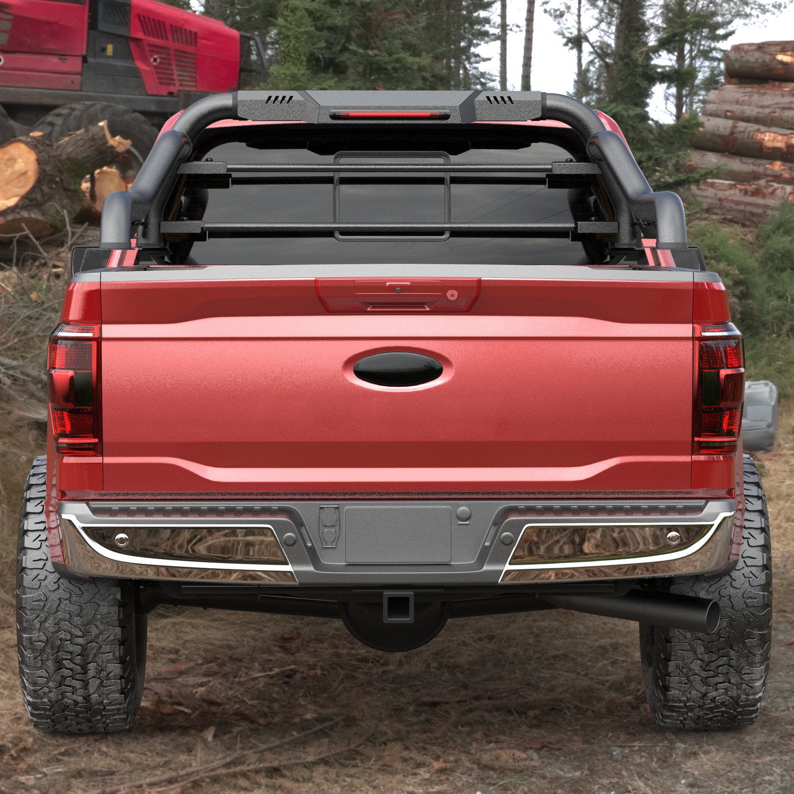 Adjustable Truck Roll Sport Bar Rack Bed Bar Black For Toyota Tacoma 2005-2025