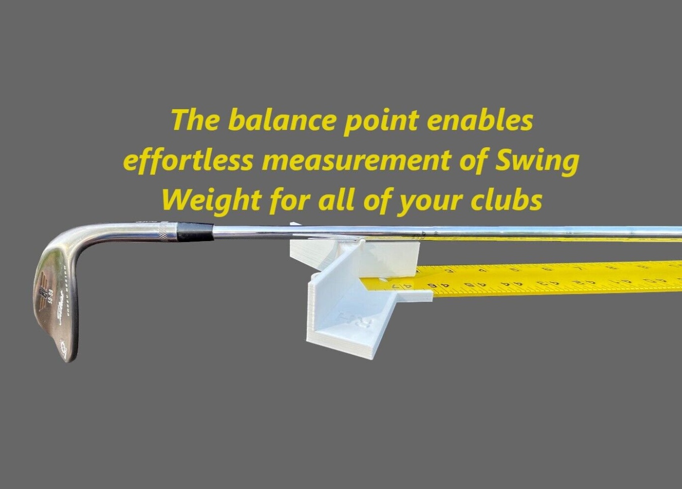Golf Club Ruler - Fitting Tool - Length Measure - Swing Weight - Works w/ Empire