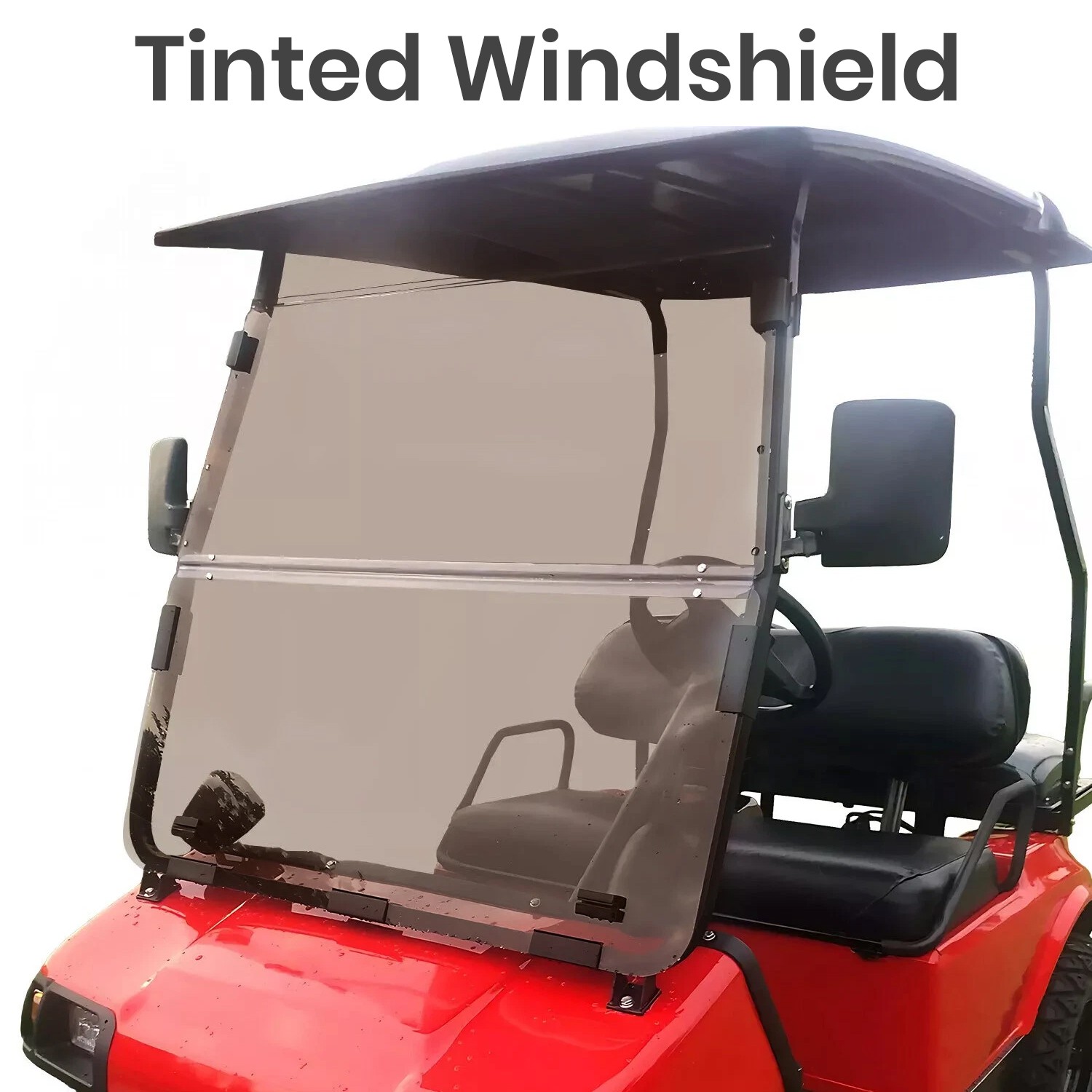 Golf Cart Tinted Windshield Windscreen Fold Down For Club Car DS 2000.5-Up