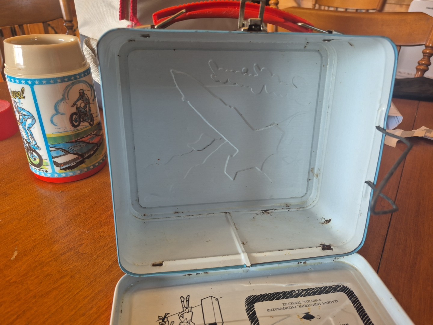 1974 evel knievel lunch box