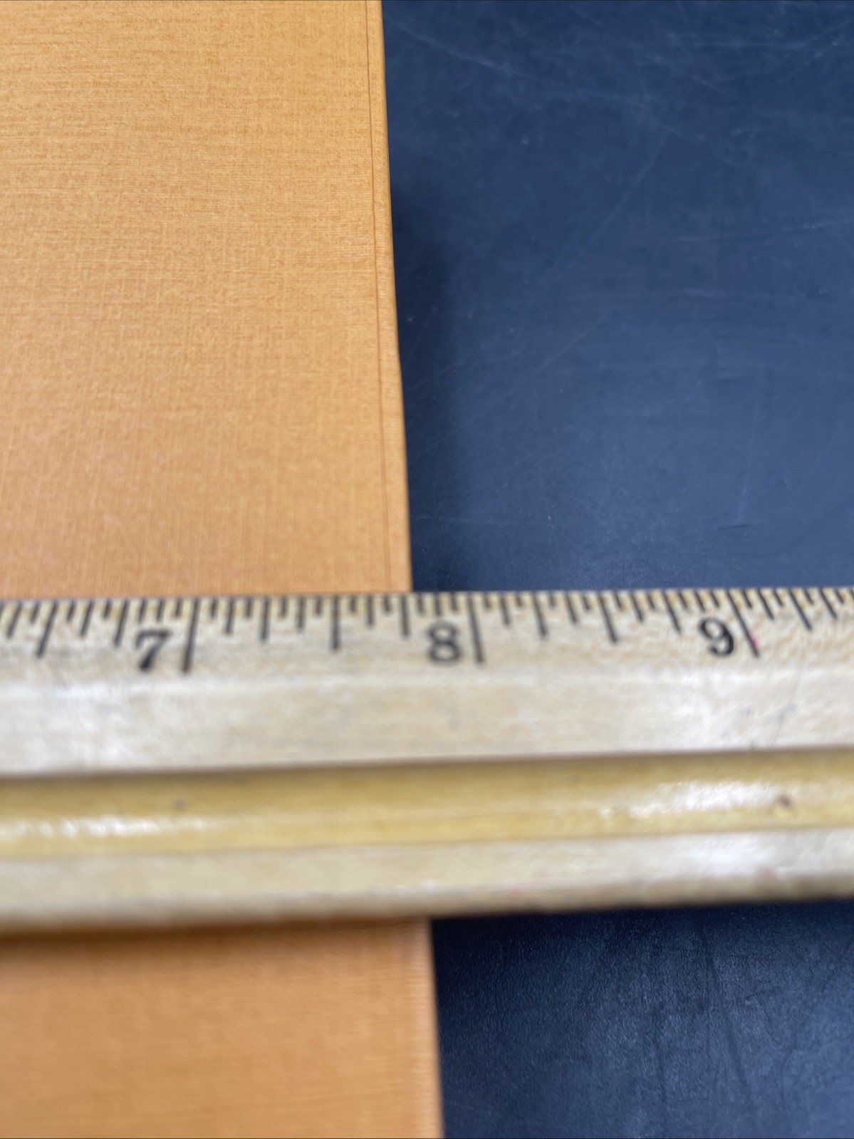 Louis Vuitton Orange Drawer Gift Box with Blue Pull Tab – 7.12 “ Square