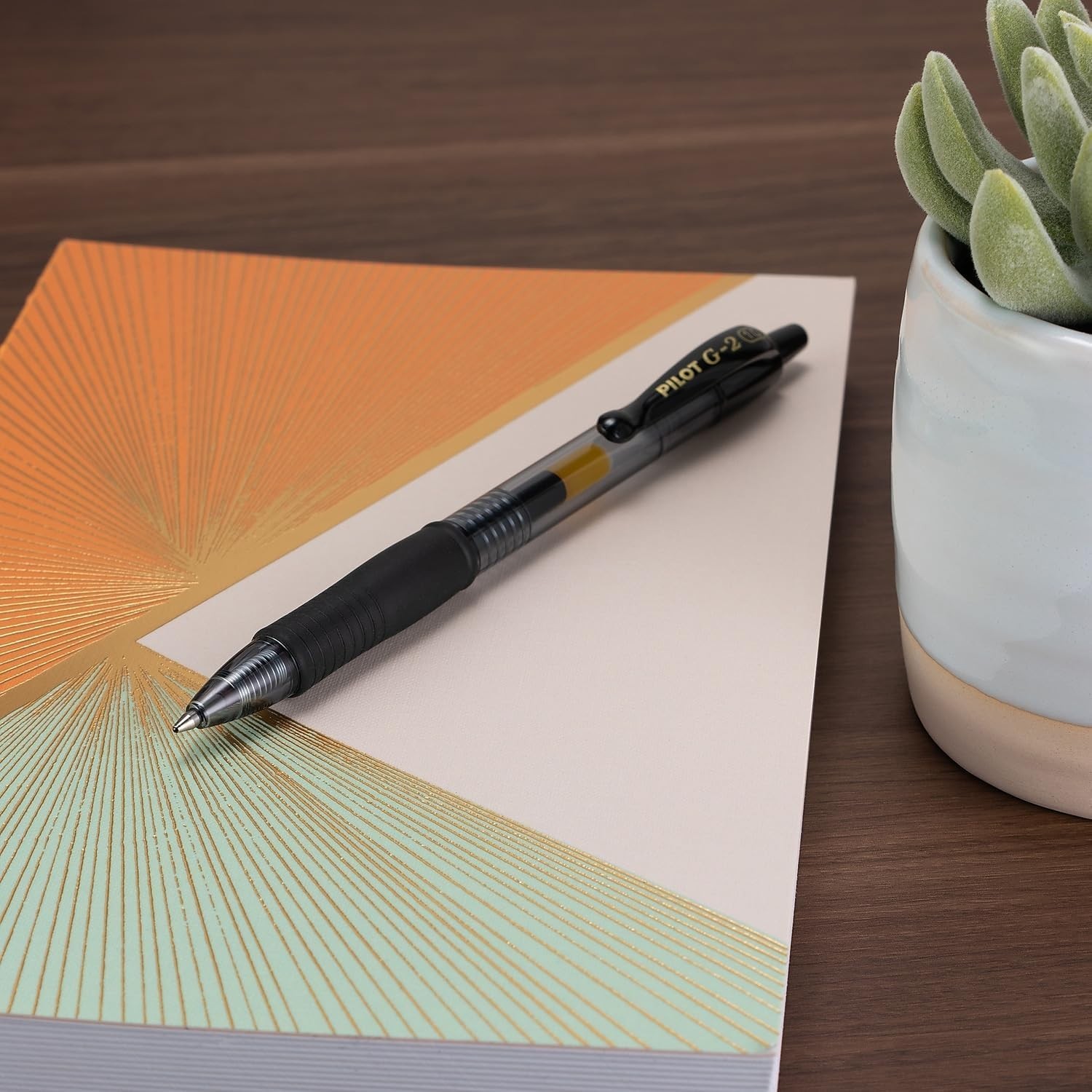 Pilot G2 0.7mm Roller Ball Gel Pens Black Ink 5-Pack (31078)