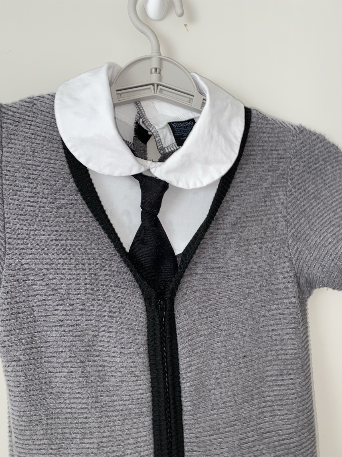 Wednesday Addams Gothic Black Nevermore Academy Girls Uniform Costume youth L