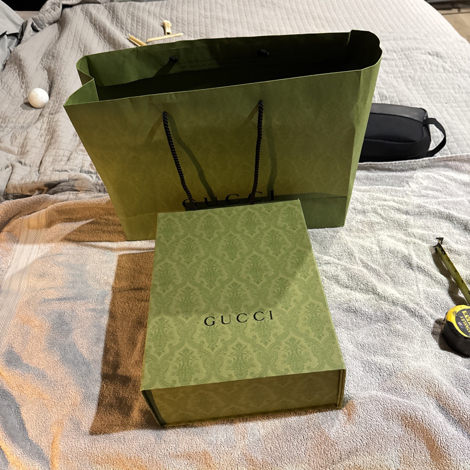 Authentic Gucci Large Magnetic Gift Box14.25 x 11 x 4.7/8” See Photos and BAG