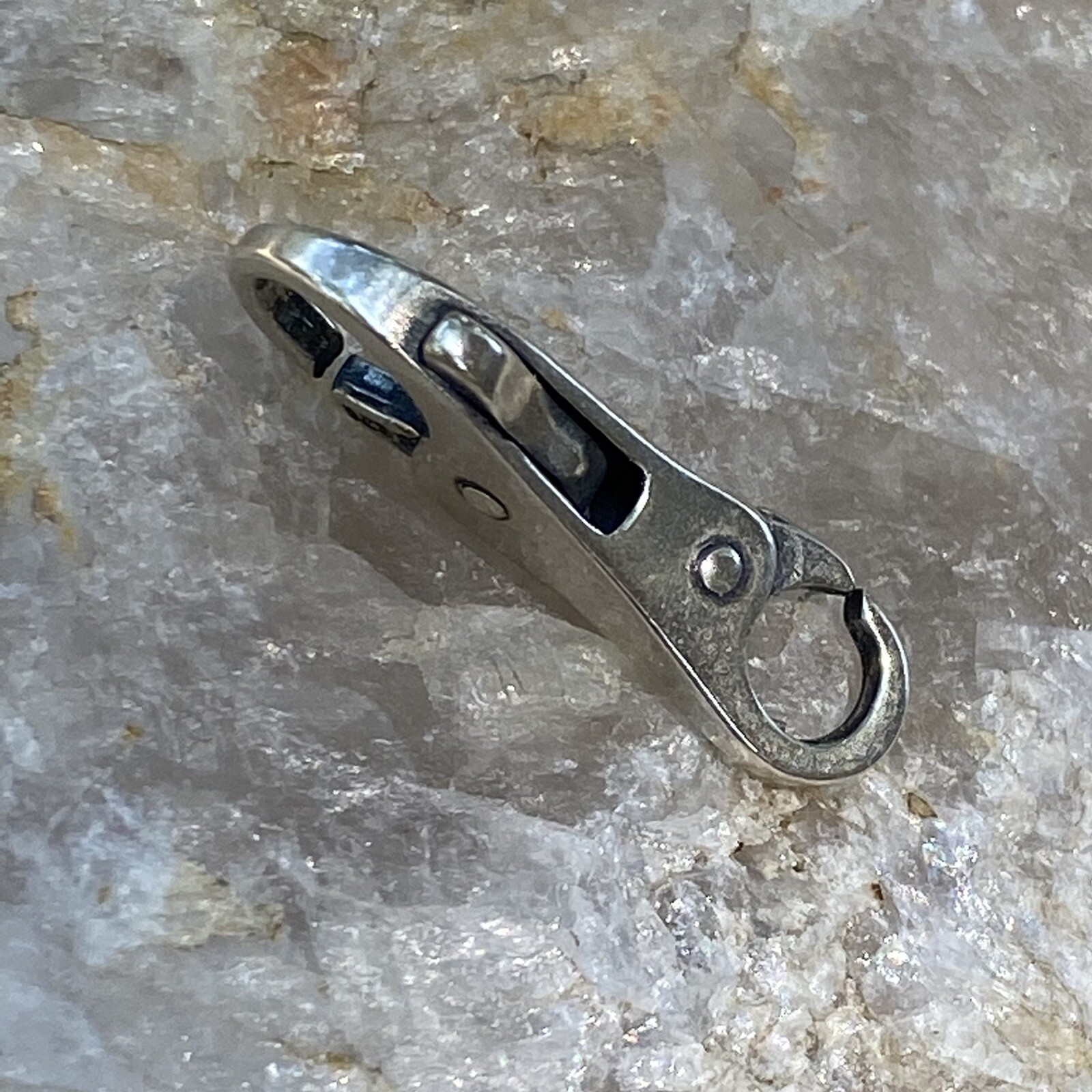 Trollbeads Plain Lock #10111 Sterling Silver Designer Lise Aagaard Authentic