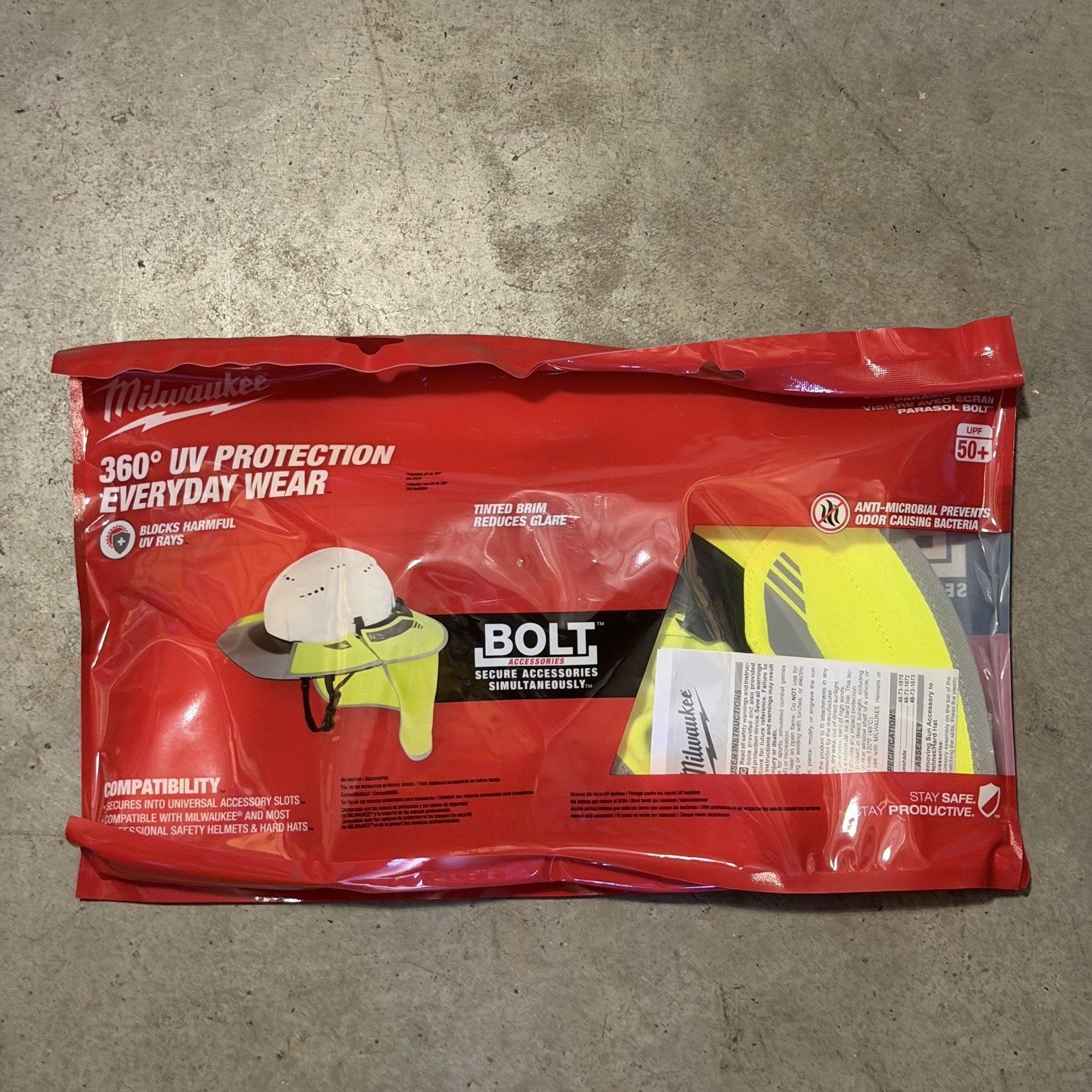 Milwaukee 48-73-1072 Bolt Sun Visor w/ Sunshade