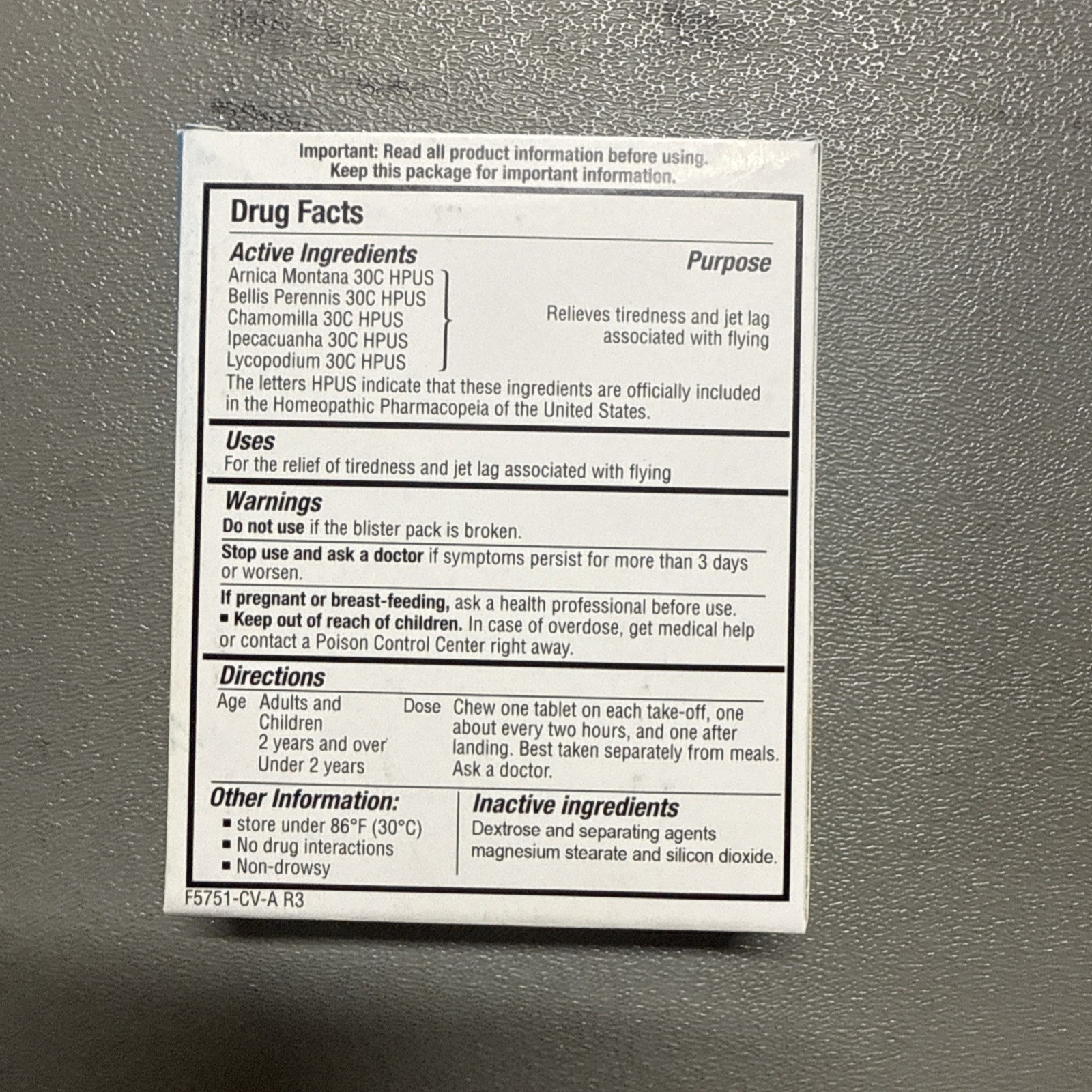 Miers Labs No Jet Lag Homeopathic Jet Lag Remedy (2 Pack, 64 Chewable Tablets)