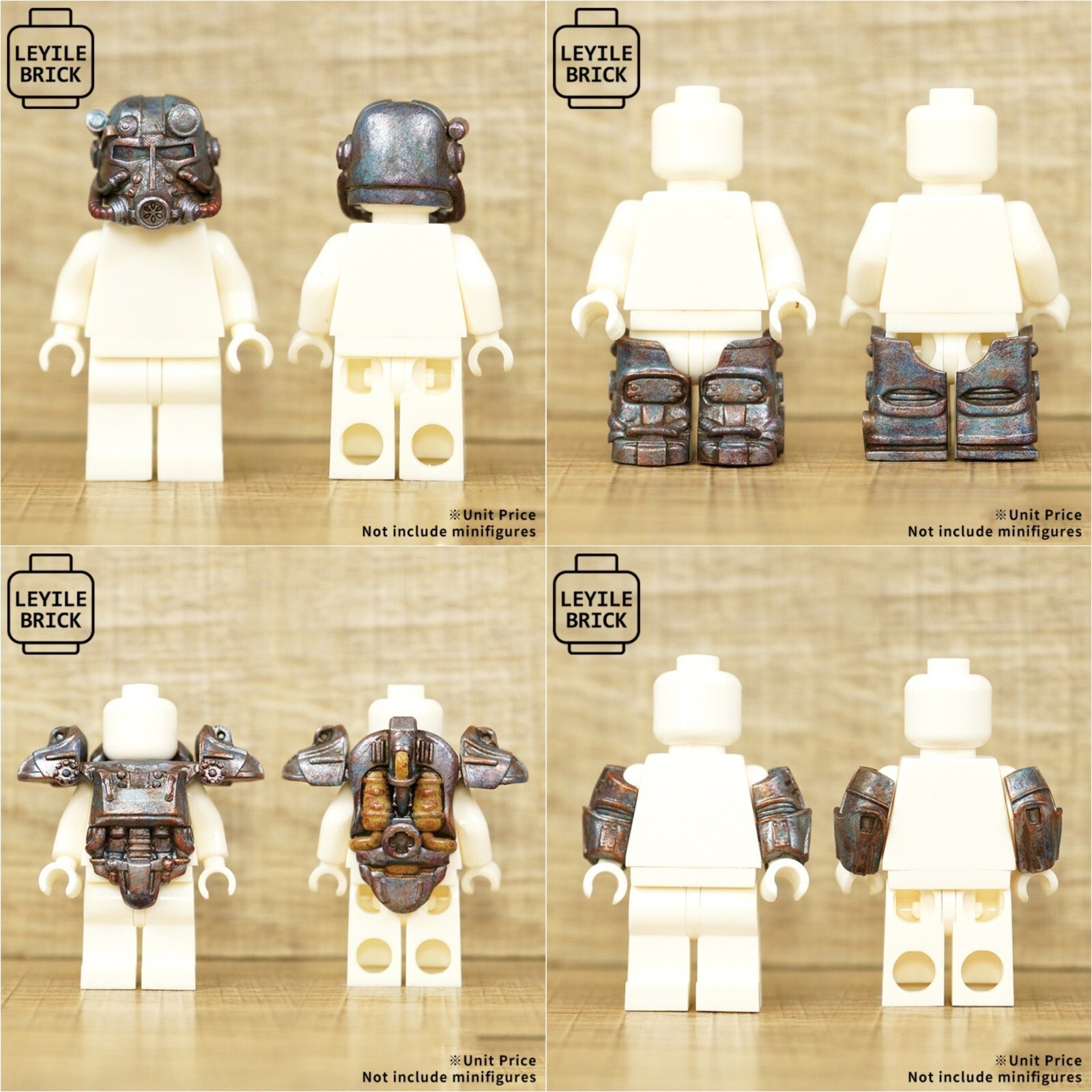 Leyile Brick Power Armor Accessories for Minifigures -Pick Style!